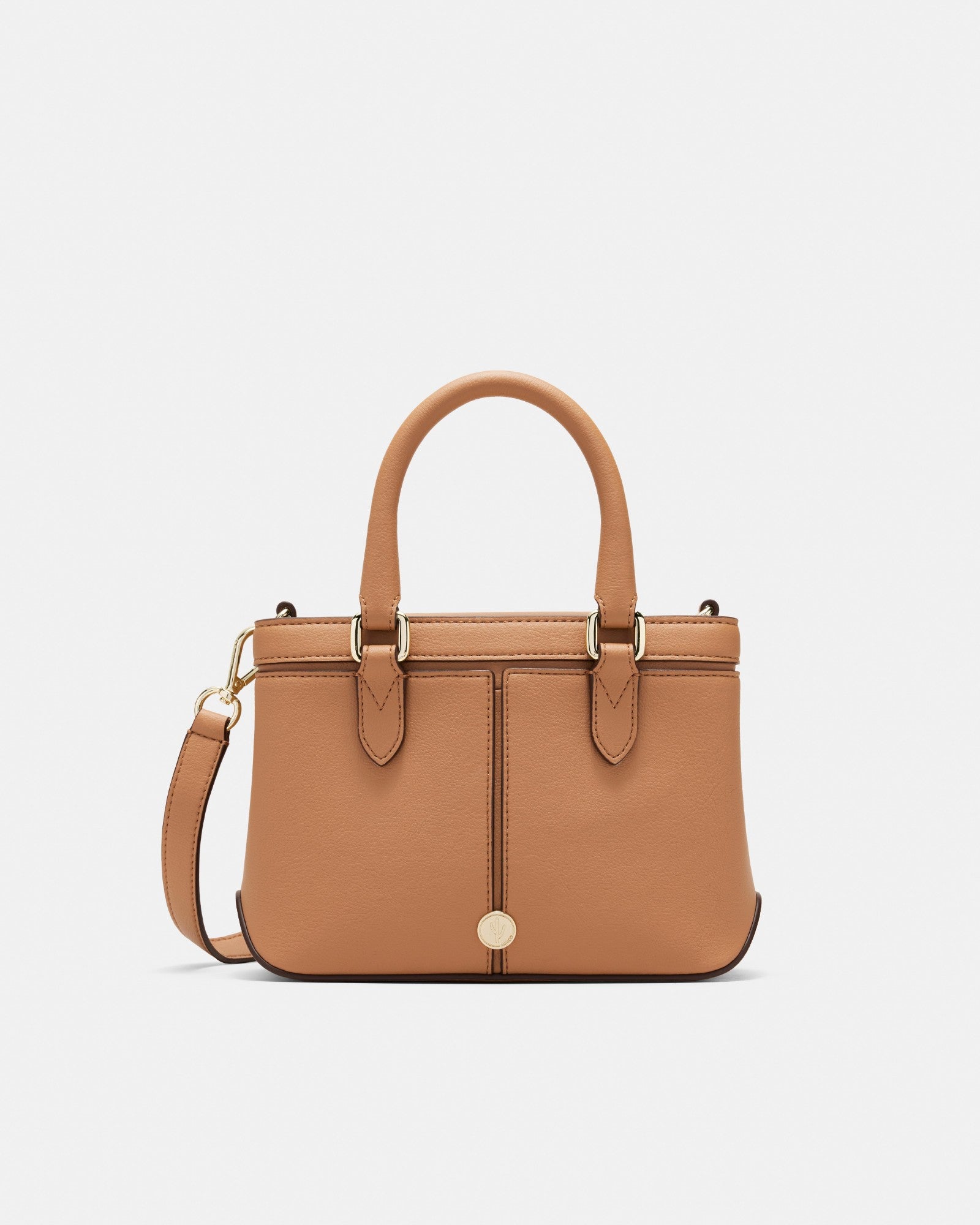 Prickly Pear Mini Tote Bag - Caramel