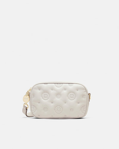 Flashback Leather Crossbody Bag - Oyster