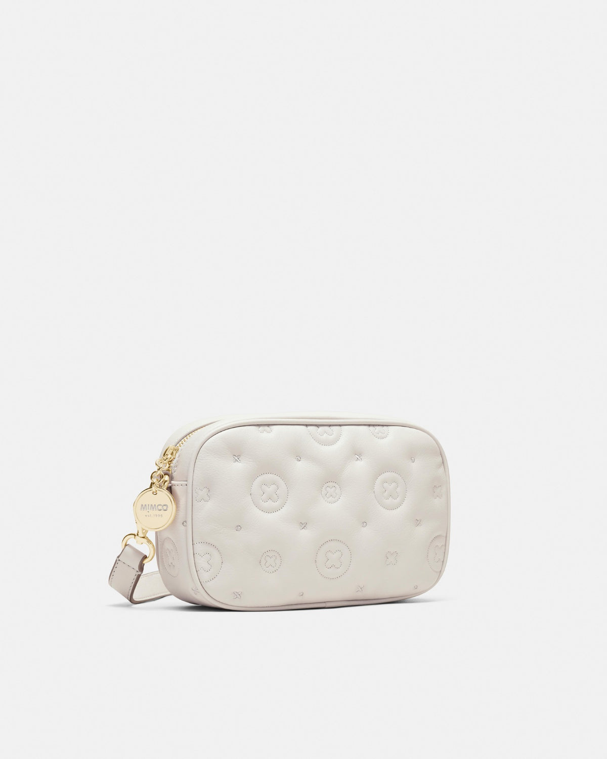 Flashback Leather Crossbody Bag - Oyster