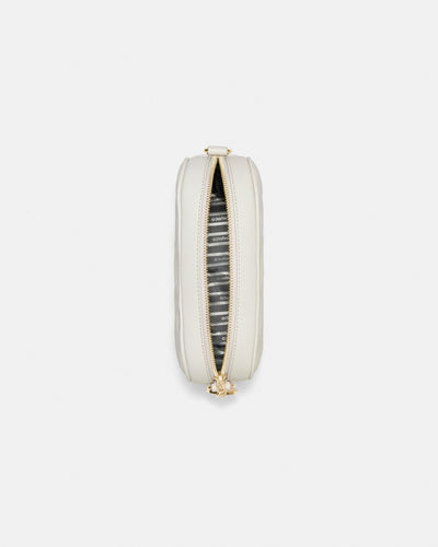 Flashback Leather Crossbody Bag - Oyster
