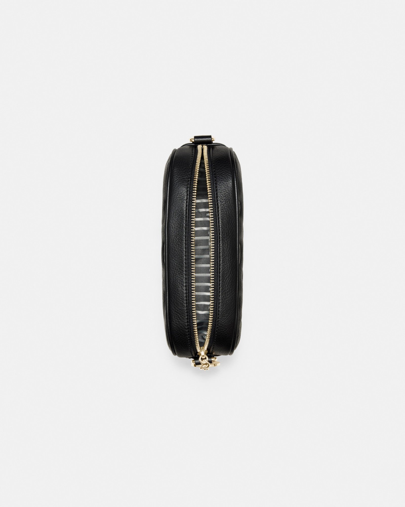 Flashback Leather Crossbody Bag - Black