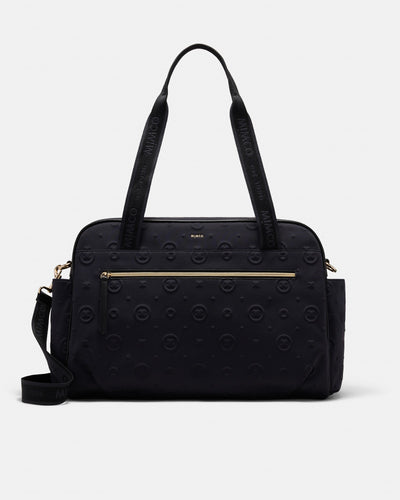 Flashback Neoprene Weekender Bag - Black Light Gold