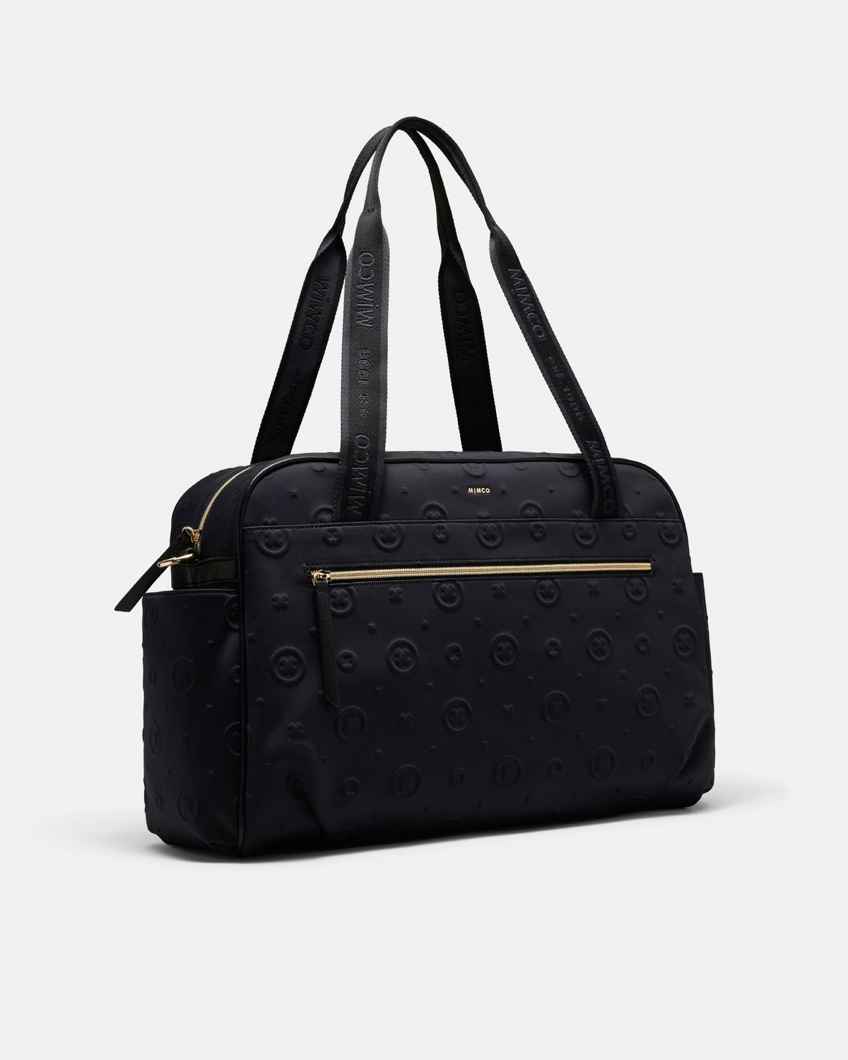 Flashback Neoprene Weekender Bag - Black Light Gold