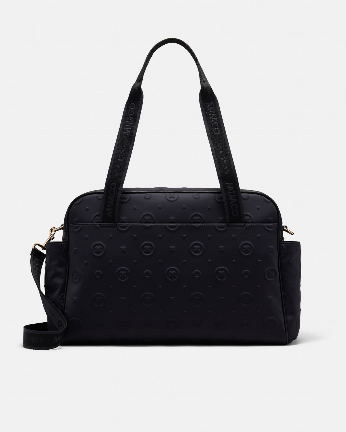 Flashback Neoprene Weekender Bag - Black Light Gold
