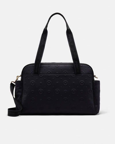 Flashback Neoprene Weekender Bag - Black Light Gold