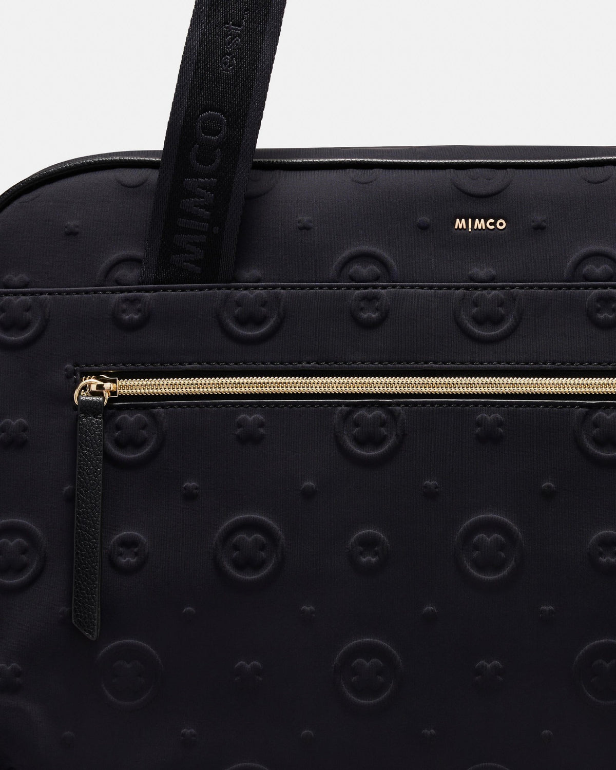 Flashback Neoprene Weekender Bag - Black Light Gold
