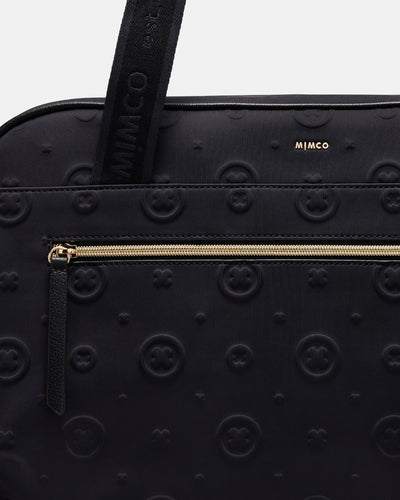 Flashback Neoprene Weekender Bag - Black Light Gold