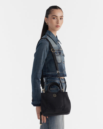 Nextalgia Mini Tote Bag - Black Light Gold