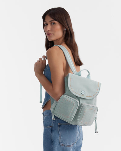 Nextalgia Backpack Bag - Washed Denim
