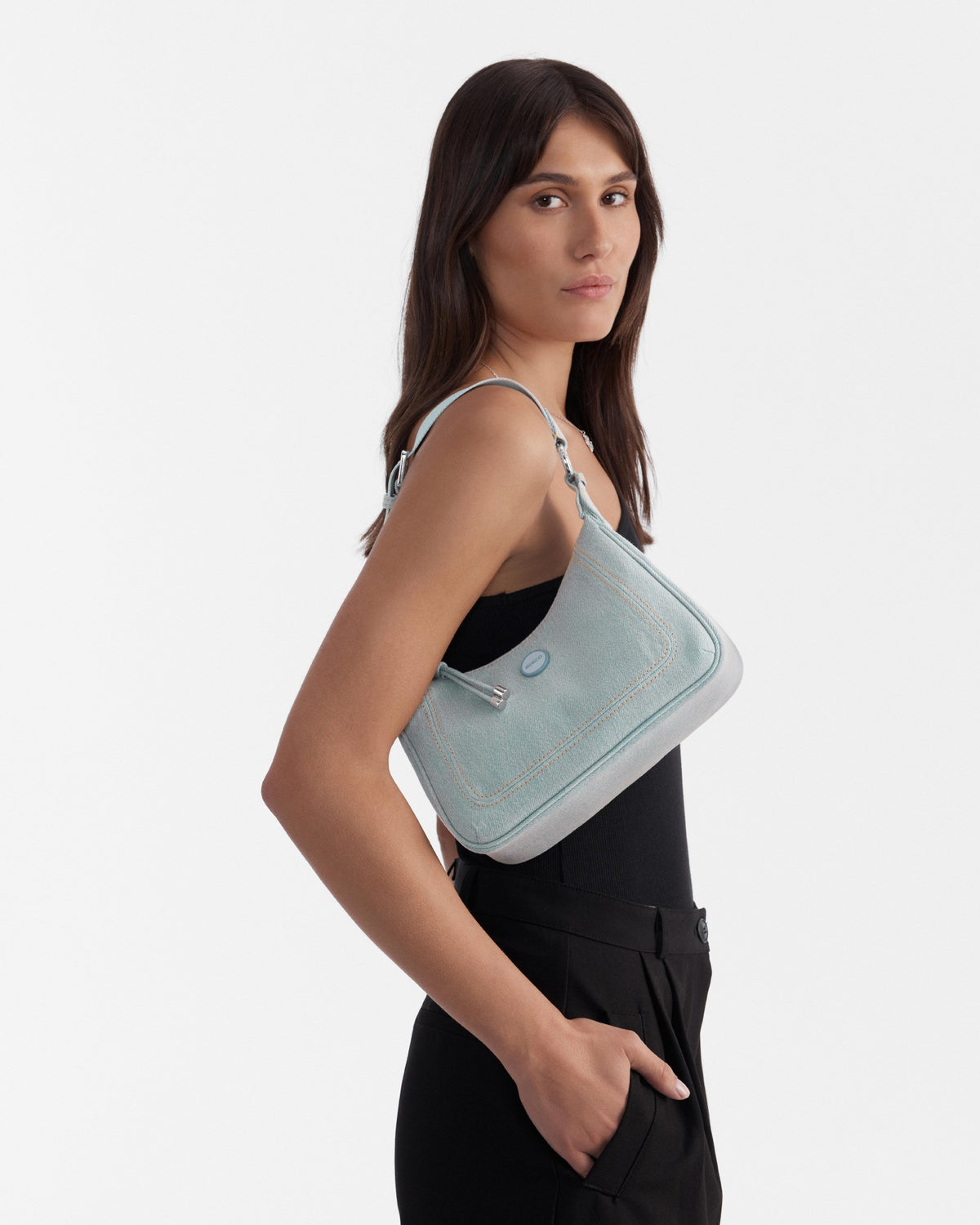 Nextalgia Shoulder Bag - Washed Denim