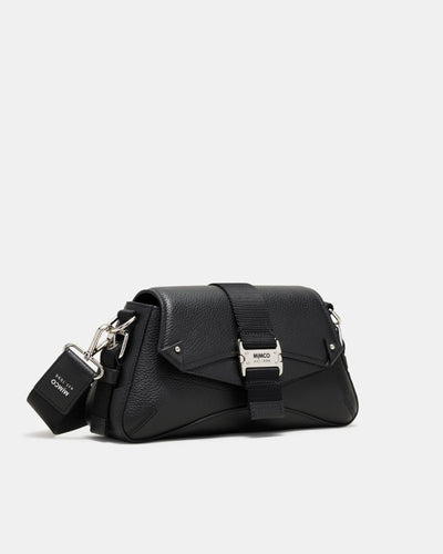 Retrospect Shoulder Crossbody Bag - Black