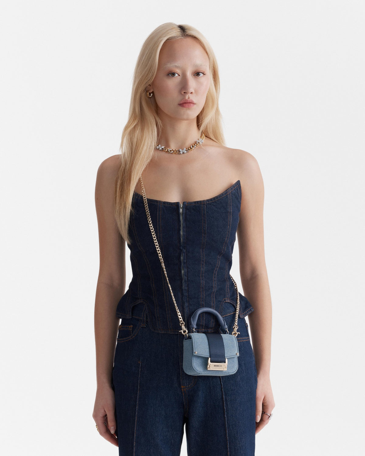 Retrospect Micro Crossbody Bag - Denim