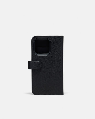 Hendrix Flip Case For Iphone 14 Pro - Black Rose Gold