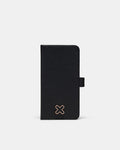 Hendrix Flip Case For Iphone 14 Pro Max - Black Rose Gold