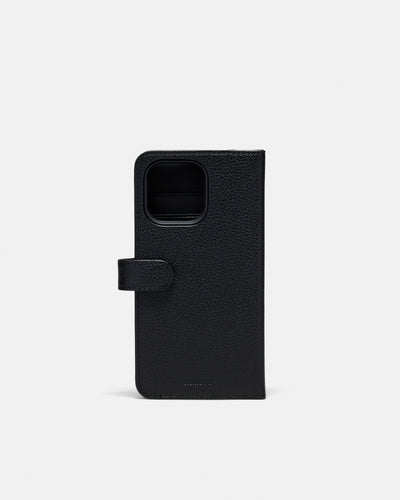 Hendrix Flip Case For Iphone 14 Pro Max - Black Rose Gold