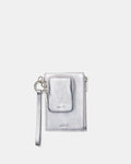Classico Metallic Travel Duo Pouch - Silver