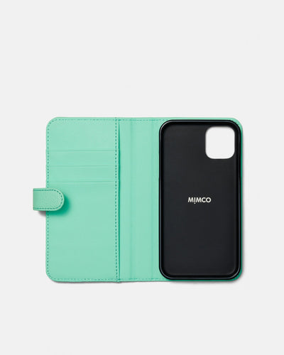 Hendrix Flip Case For Iphone 11 - Glass Mint