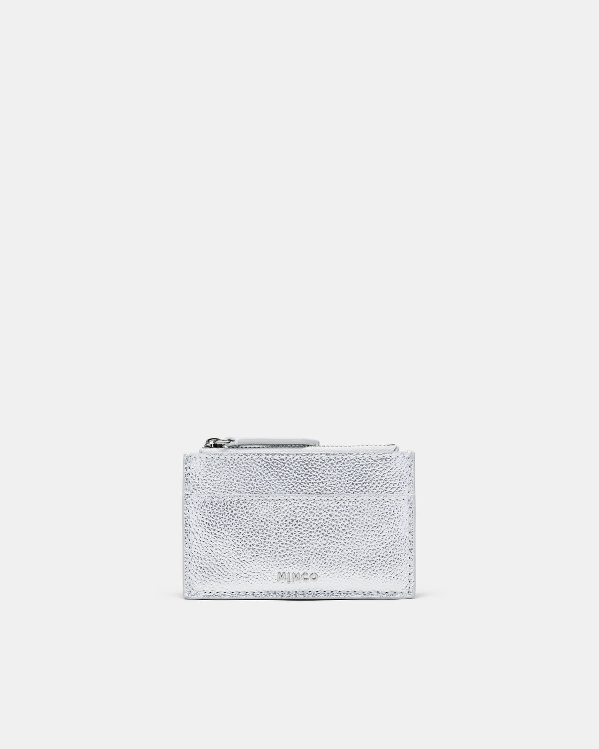 Classico Metallic Duo Card Wallet - Silver