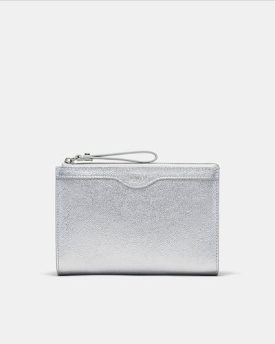 Jett Medium Pouch - Silver