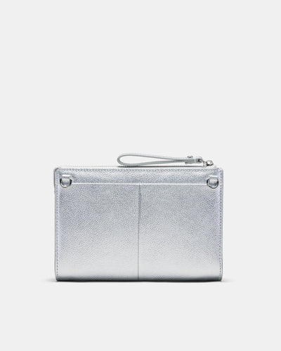 Jett Medium Pouch - Silver