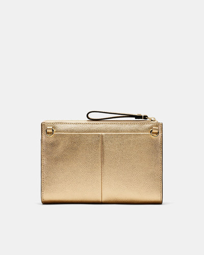 Jett Medium Pouch - Light Gold