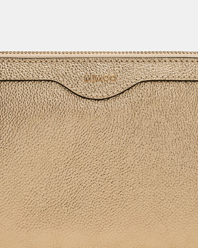 Jett Medium Pouch - Light Gold