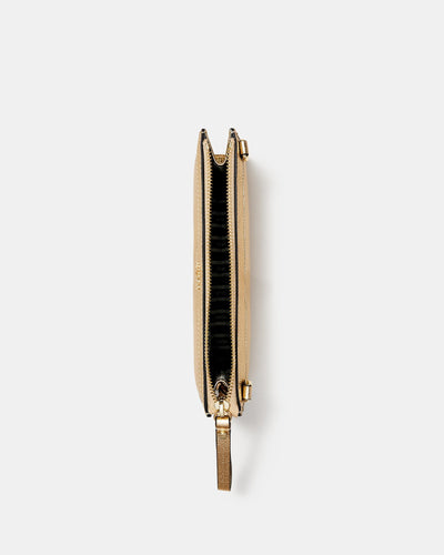Jett Medium Pouch - Light Gold