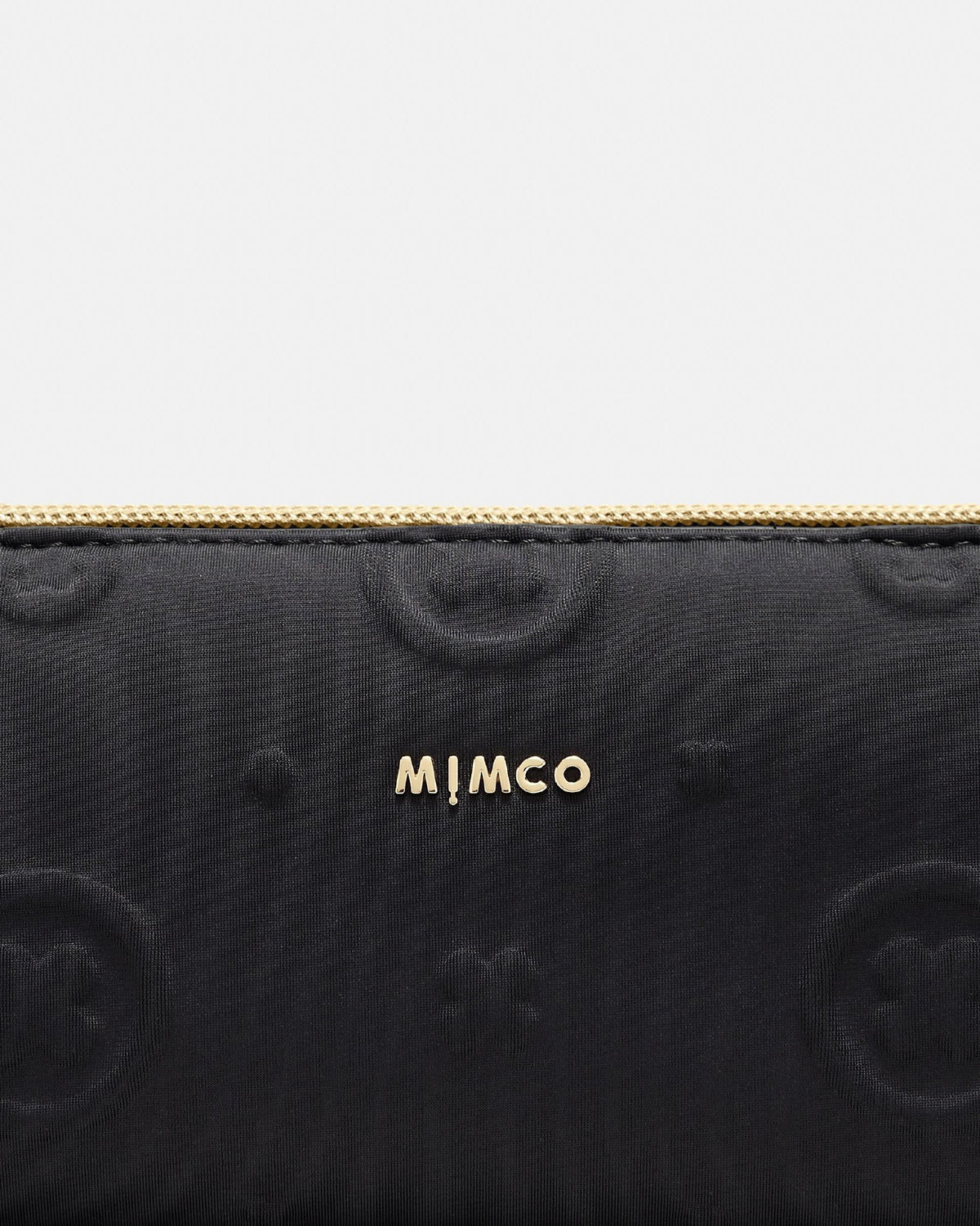 Flashback Neoprene Makeup Bag - Black Light Gold