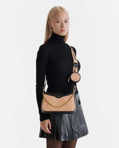 Jett Crossbody Bag - Black Almond