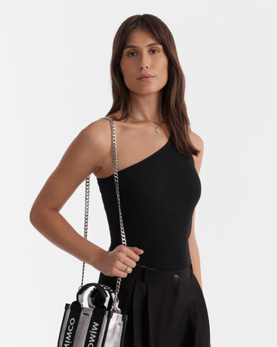 Chain Crossbody Bag Strap 112.5cm - Silver