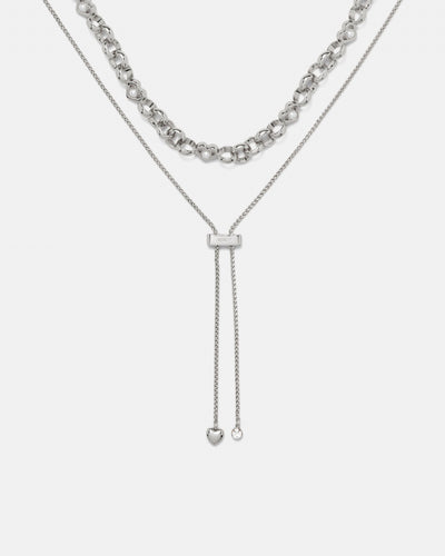 Heartthrob Multi-Wear Necklace - Silver