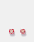 Superstacked Stud Earrings - Pink Splash