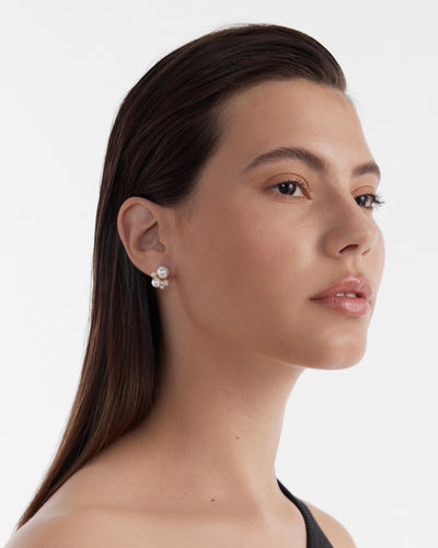 Bundle Stud Earrings - Pearl