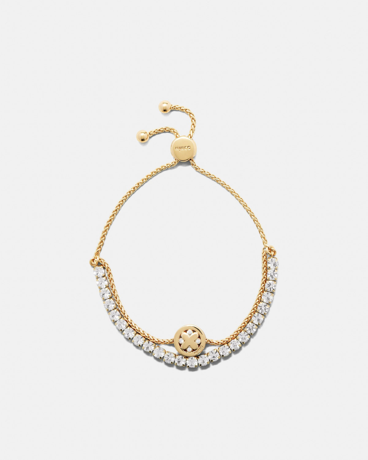 Cipher Toggle Bracelet - Gold