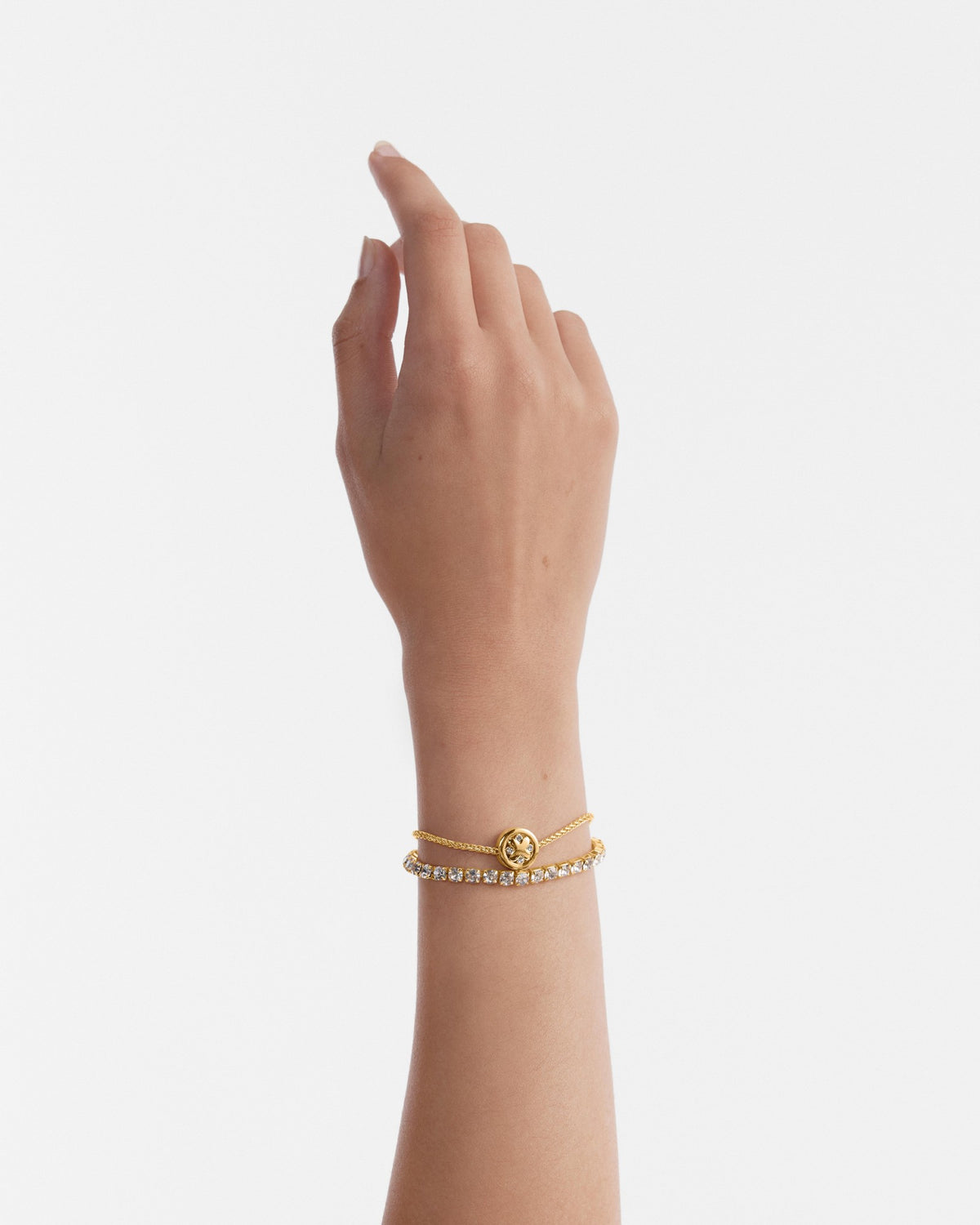 Cipher Toggle Bracelet - Gold