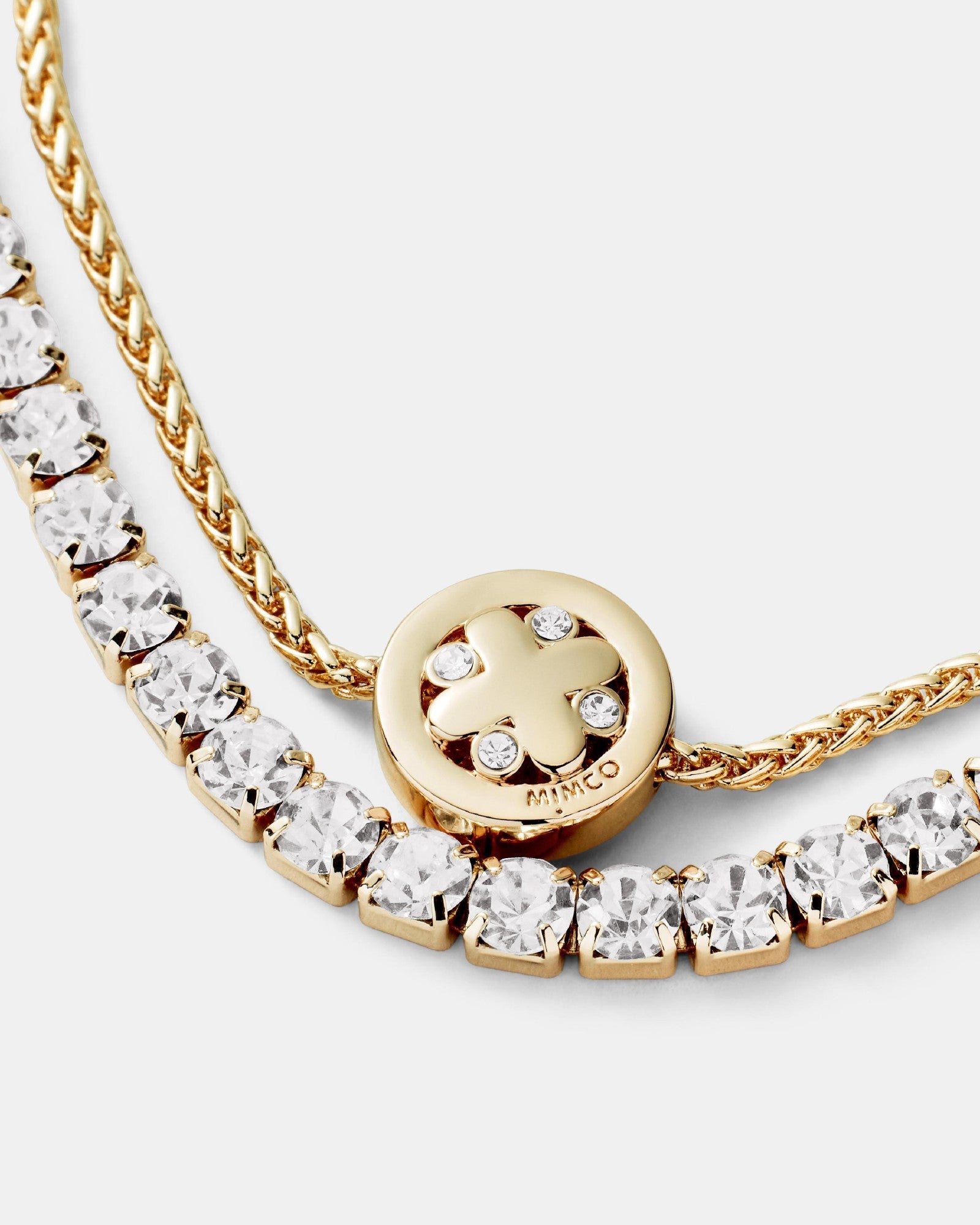 Cipher Toggle Bracelet - Gold