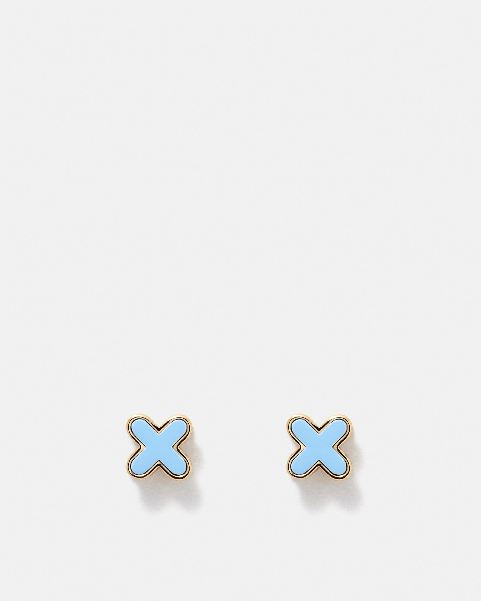 Dreamer Stud Earrings - Chalk Blue