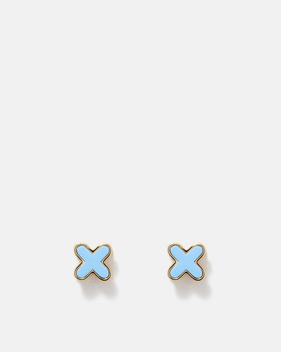 Dreamer Stud Earrings - Chalk Blue