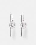 Cipher Hook Earrings - Silver