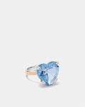 Bliss Heart Ring - Chalk Blue