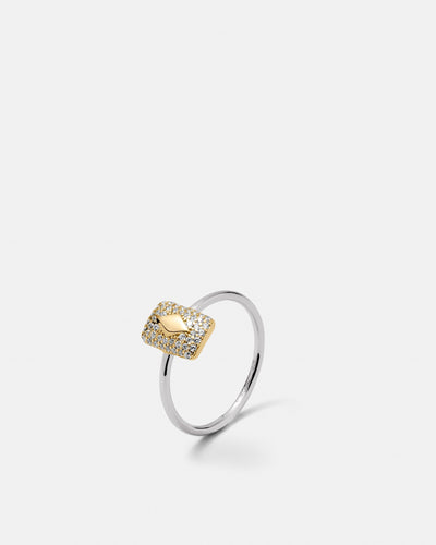 Ace Ring - Gold Silver