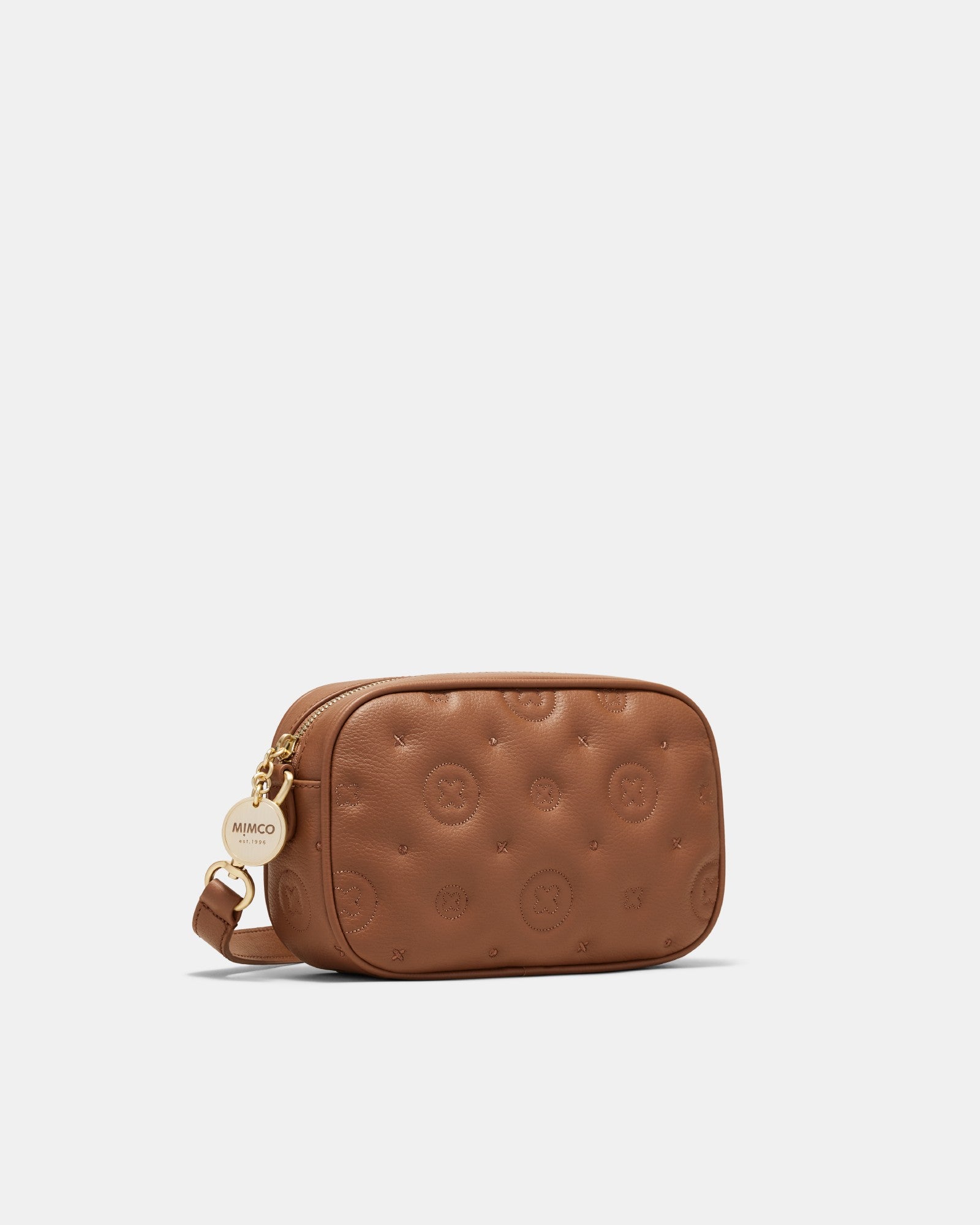 Flashback Leather Crossbody Bag - Mousse