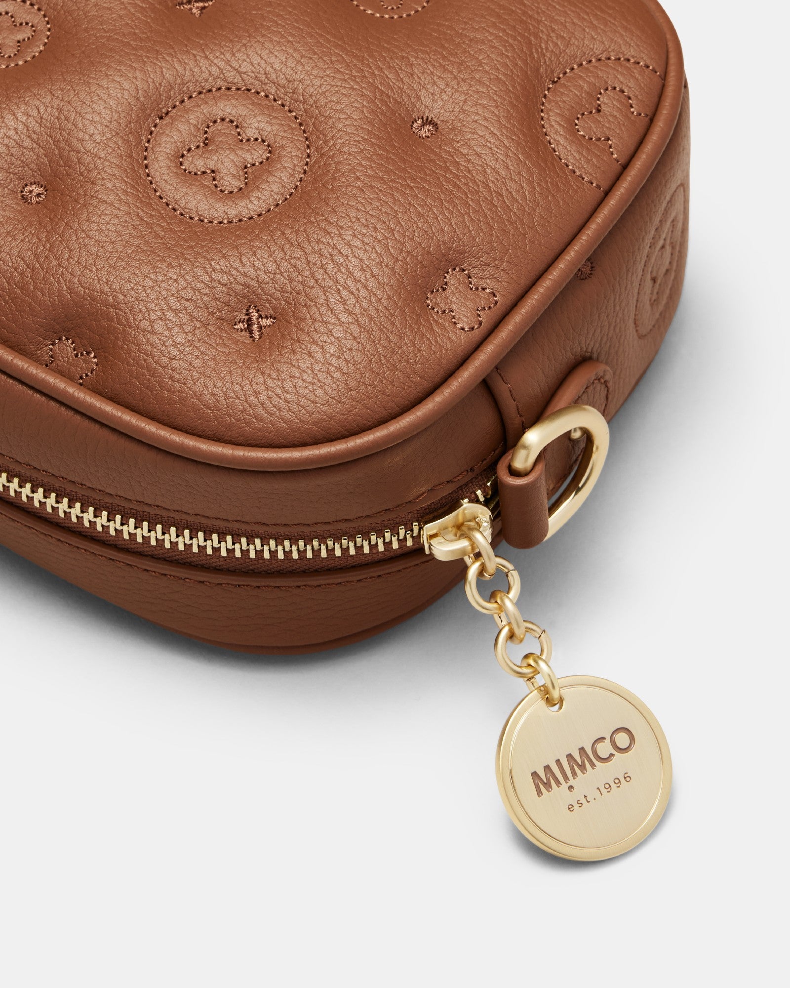 Flashback Leather Crossbody Bag - Mousse