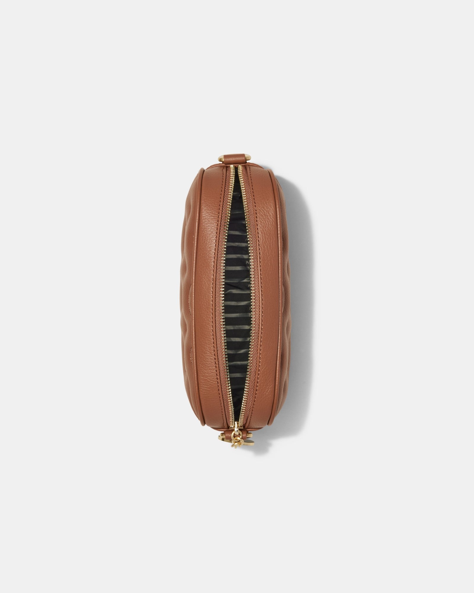 Flashback Leather Crossbody Bag - Mousse