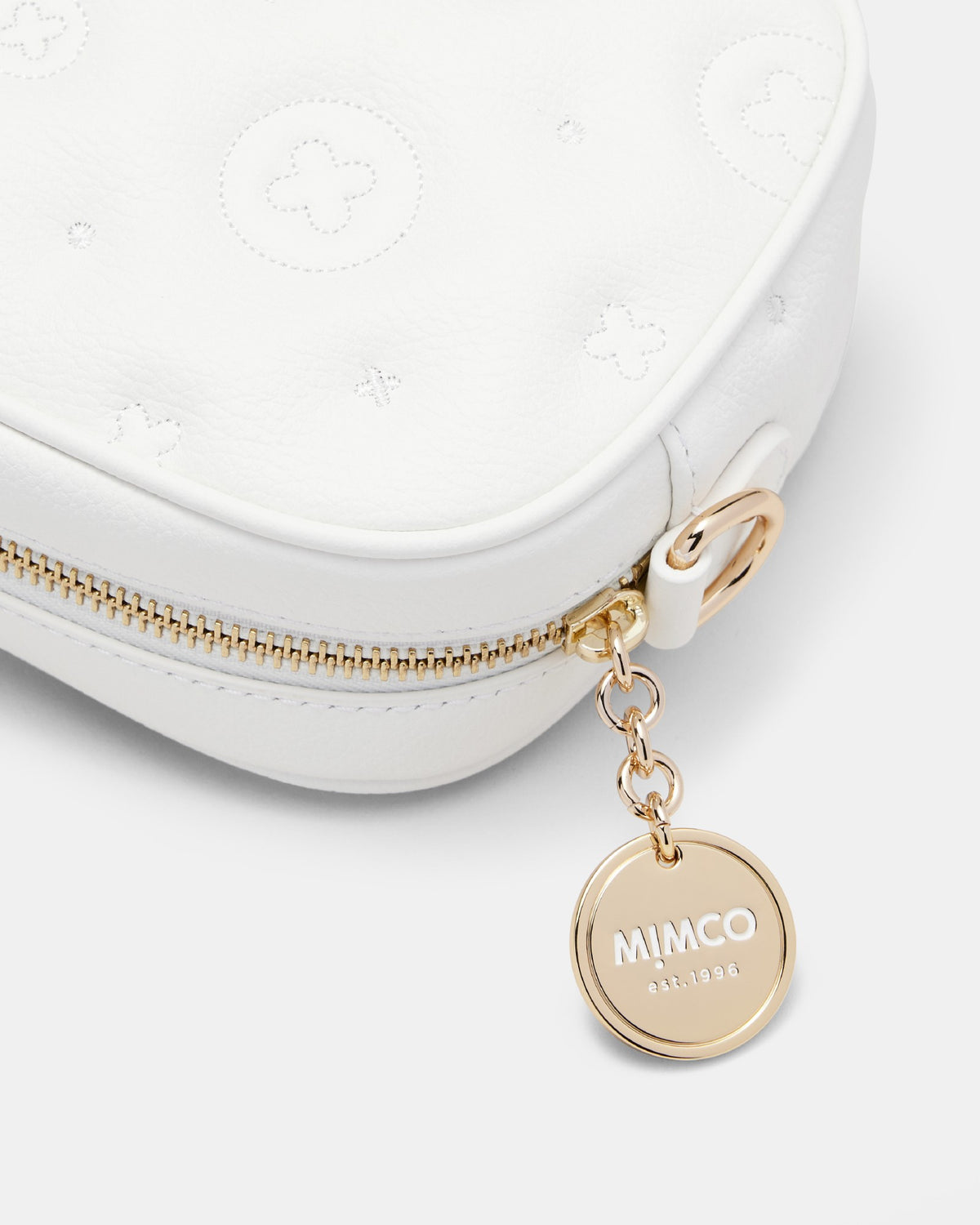 Flashback Leather Crossbody Bag - White