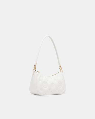 Flashback Leather Mini Shoulder Bag - White