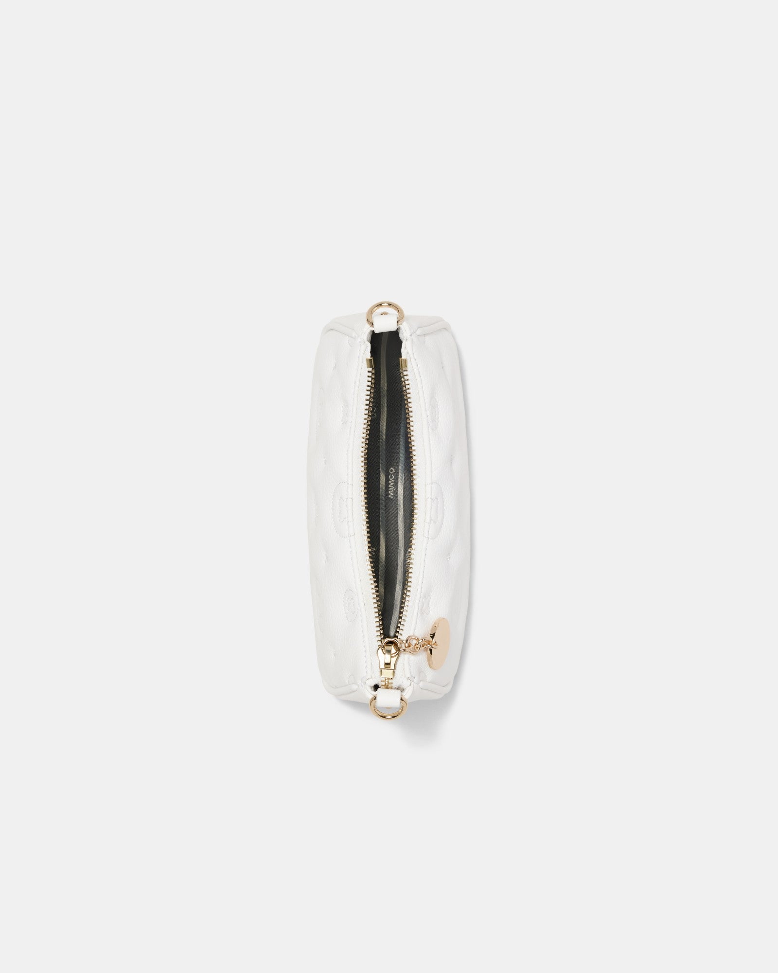 Flashback Leather Mini Shoulder Bag - White
