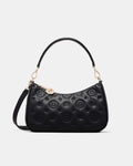Flashback Leather Shoulder Bag - Black