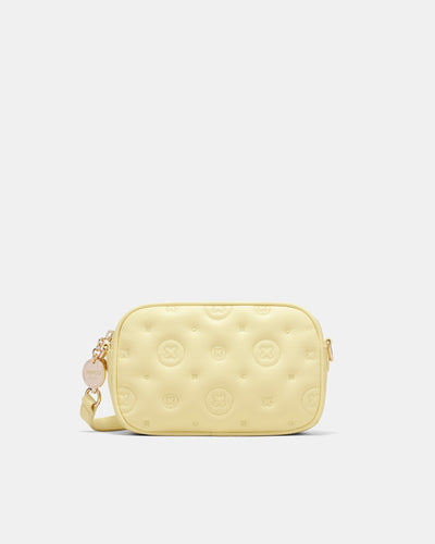 Flashback Leather Crossbody Bag - Lemon Crush