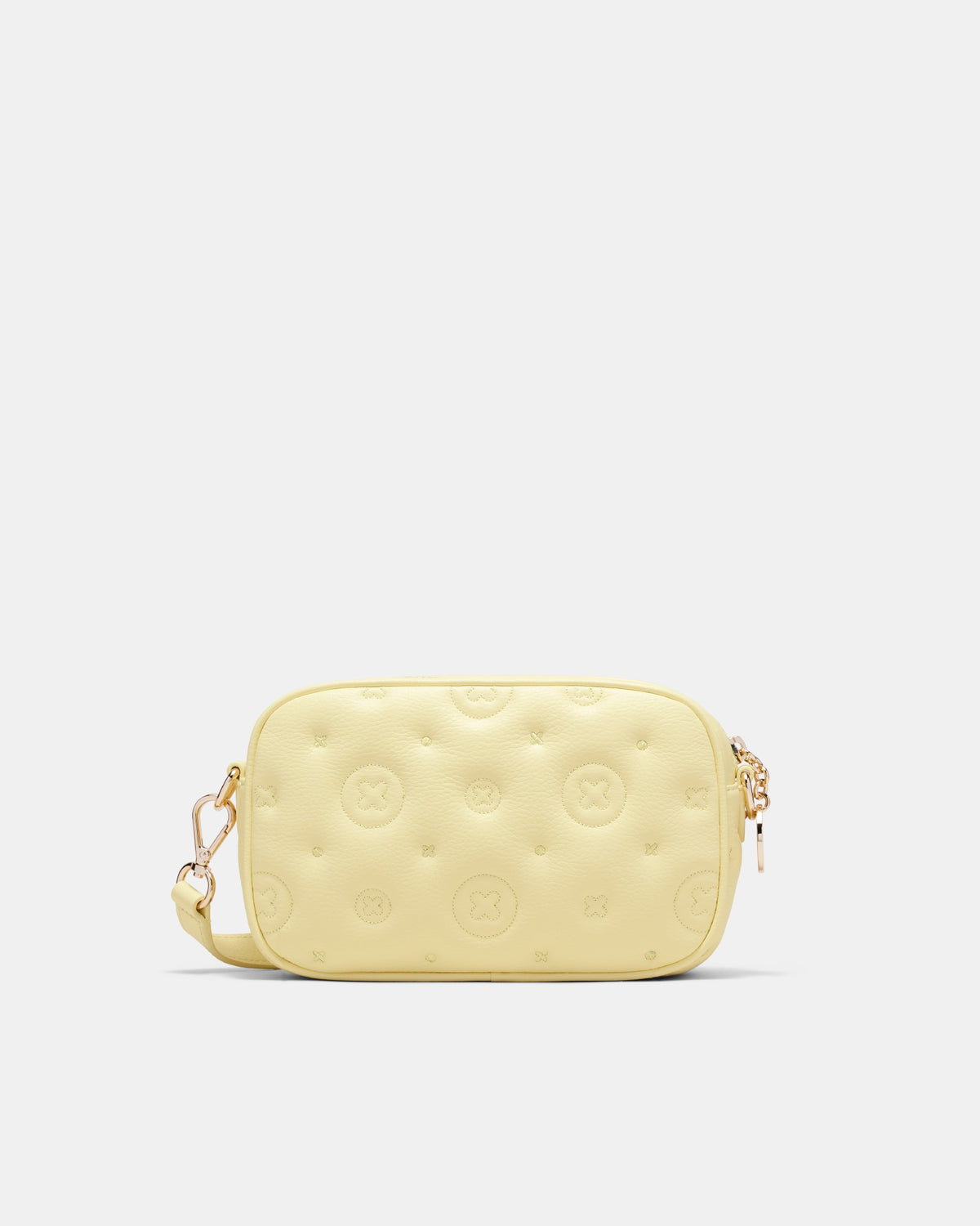 Flashback Leather Crossbody Bag - Lemon Crush